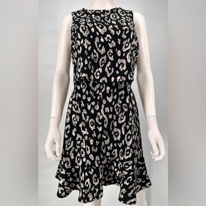 Banana Republic Open Back Leopard Print Dress